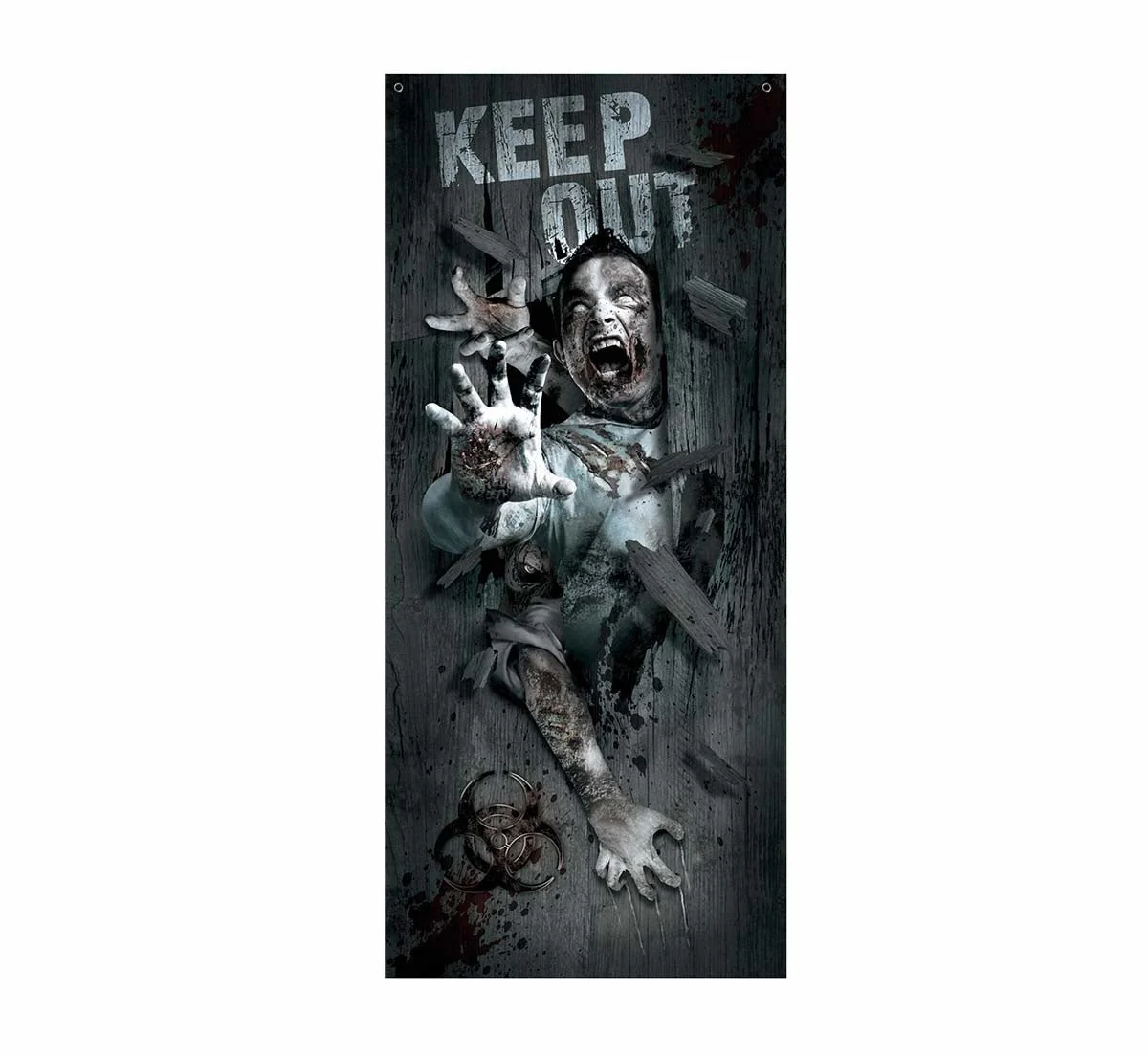 Halloween Deurposter Zombie 180cm x 80cm - Image 2