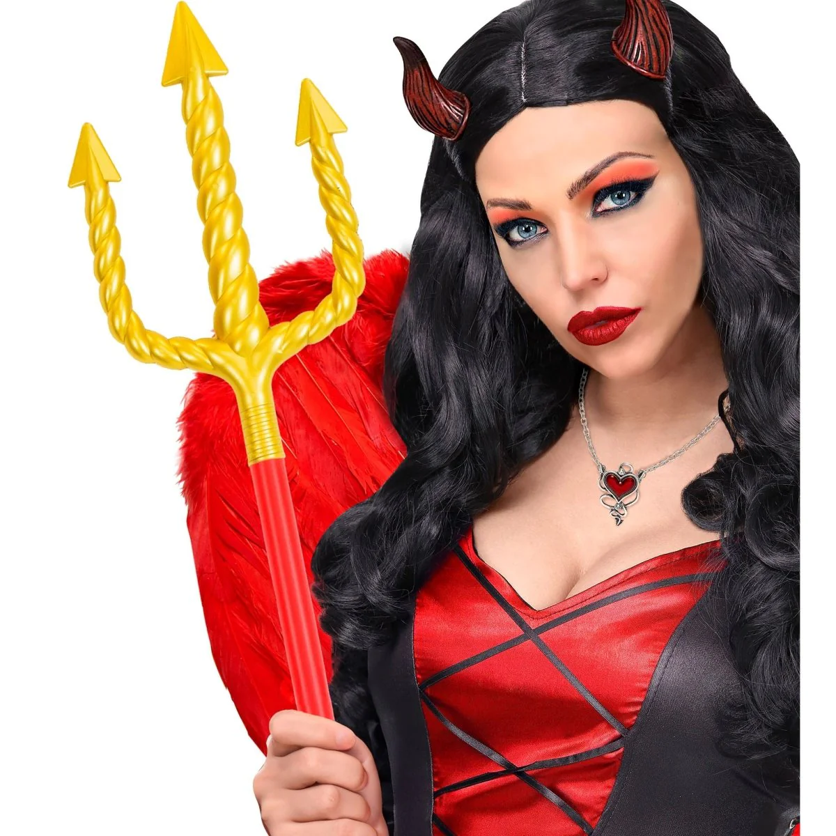 Halloween Drietand Rood Goud 1,38m - Image 4