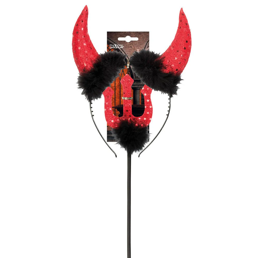 Halloween Duivel Set Rood Zwart 2 delig - Image 4