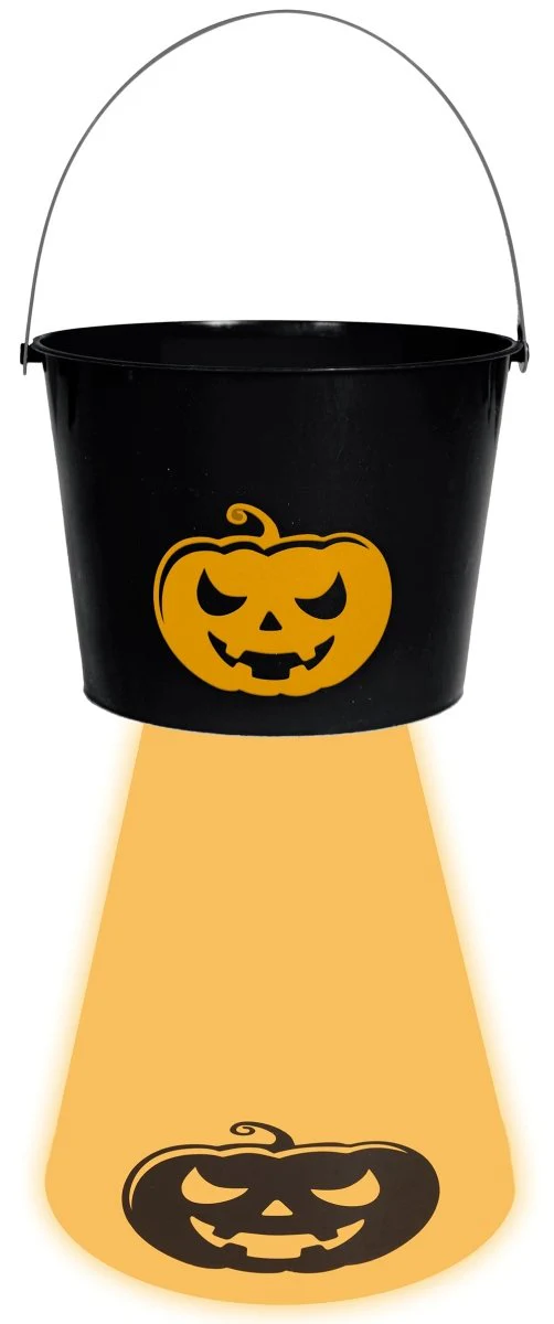 Halloween Emmer Pompoen Met Licht 20cm