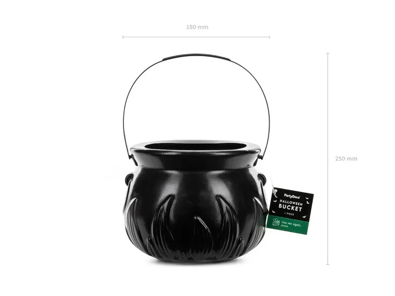 Halloween Emmer Zwart Ketel 18cm - Image 6