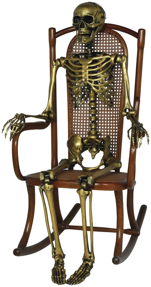 Halloween Goud Skelet 1,6m - Image 2