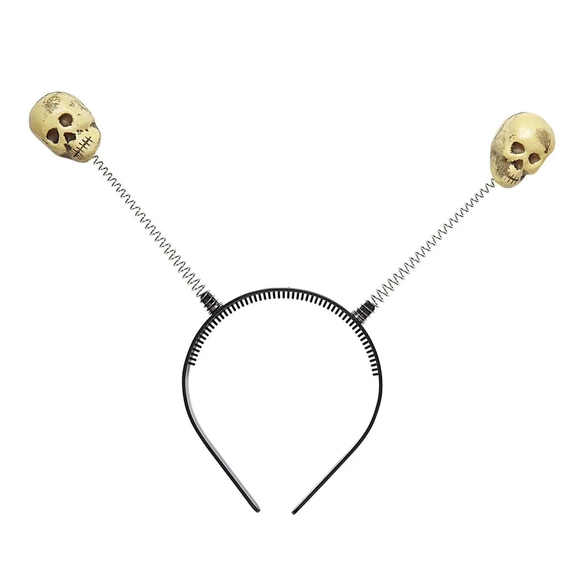 Halloween Haarband Wit Schedels