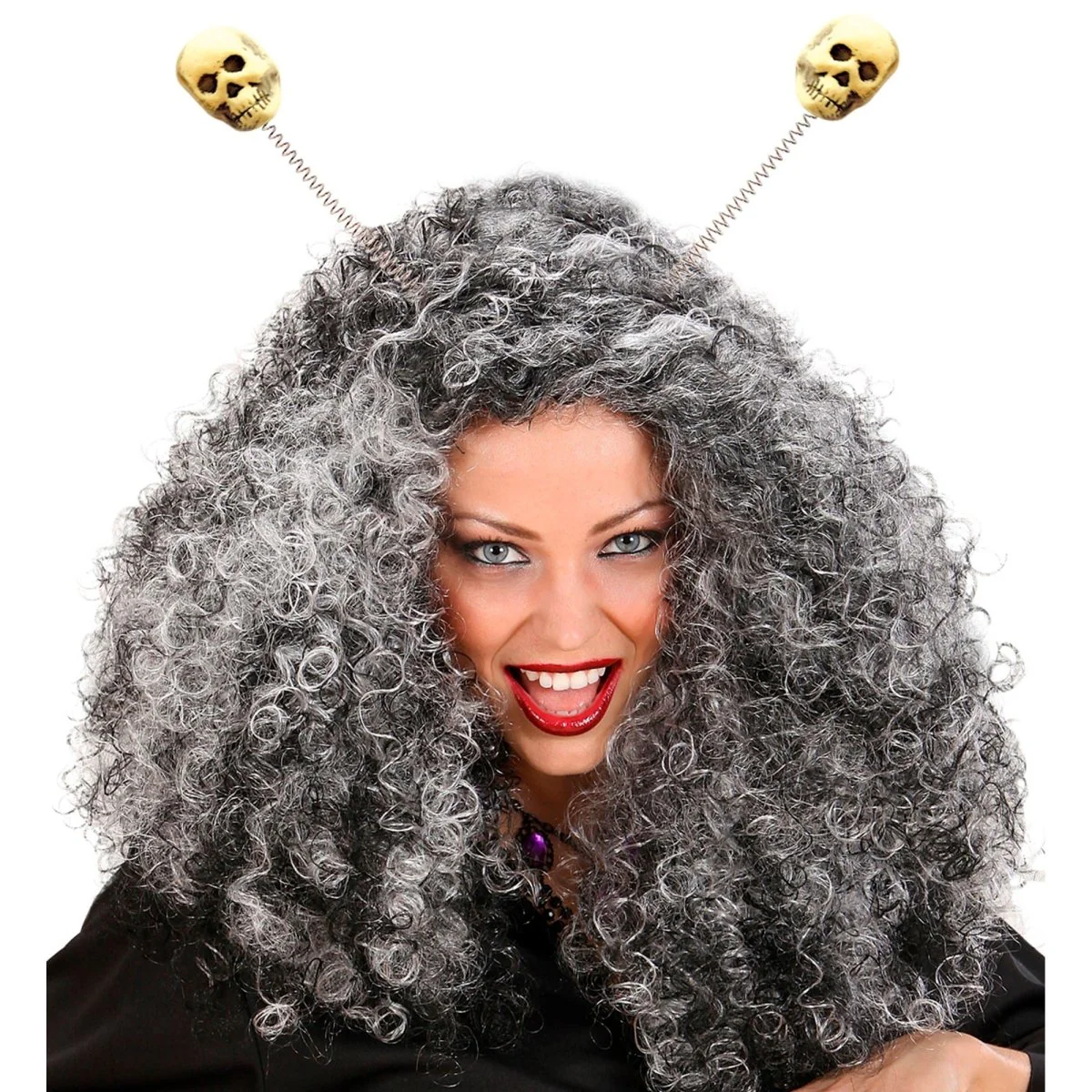 Halloween Haarband Wit Schedels - Image 5