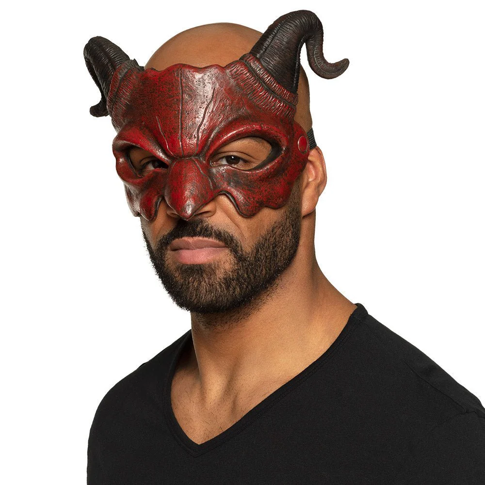 Halloween Half Masker Demoon - Image 2