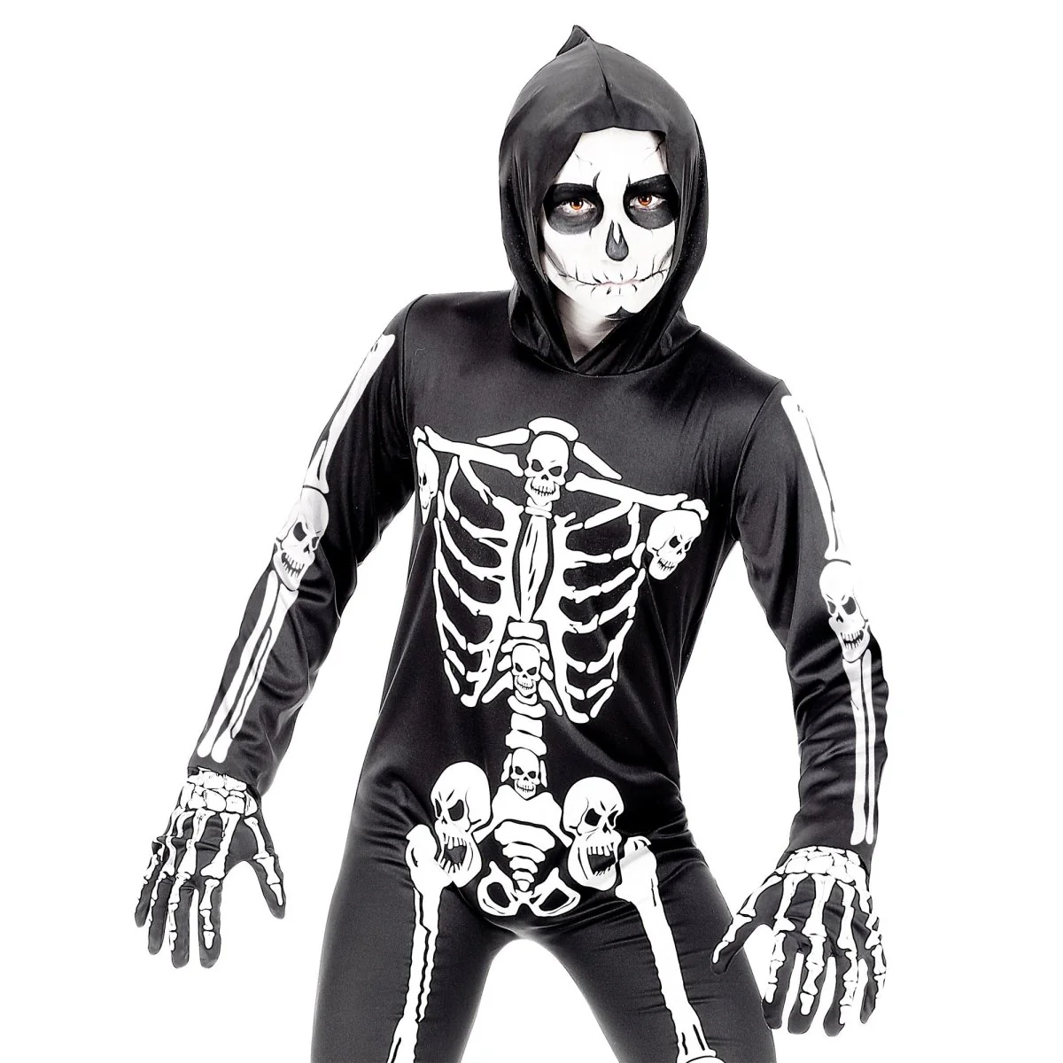 Halloween Handschoenen Kind Skelet - Image 3