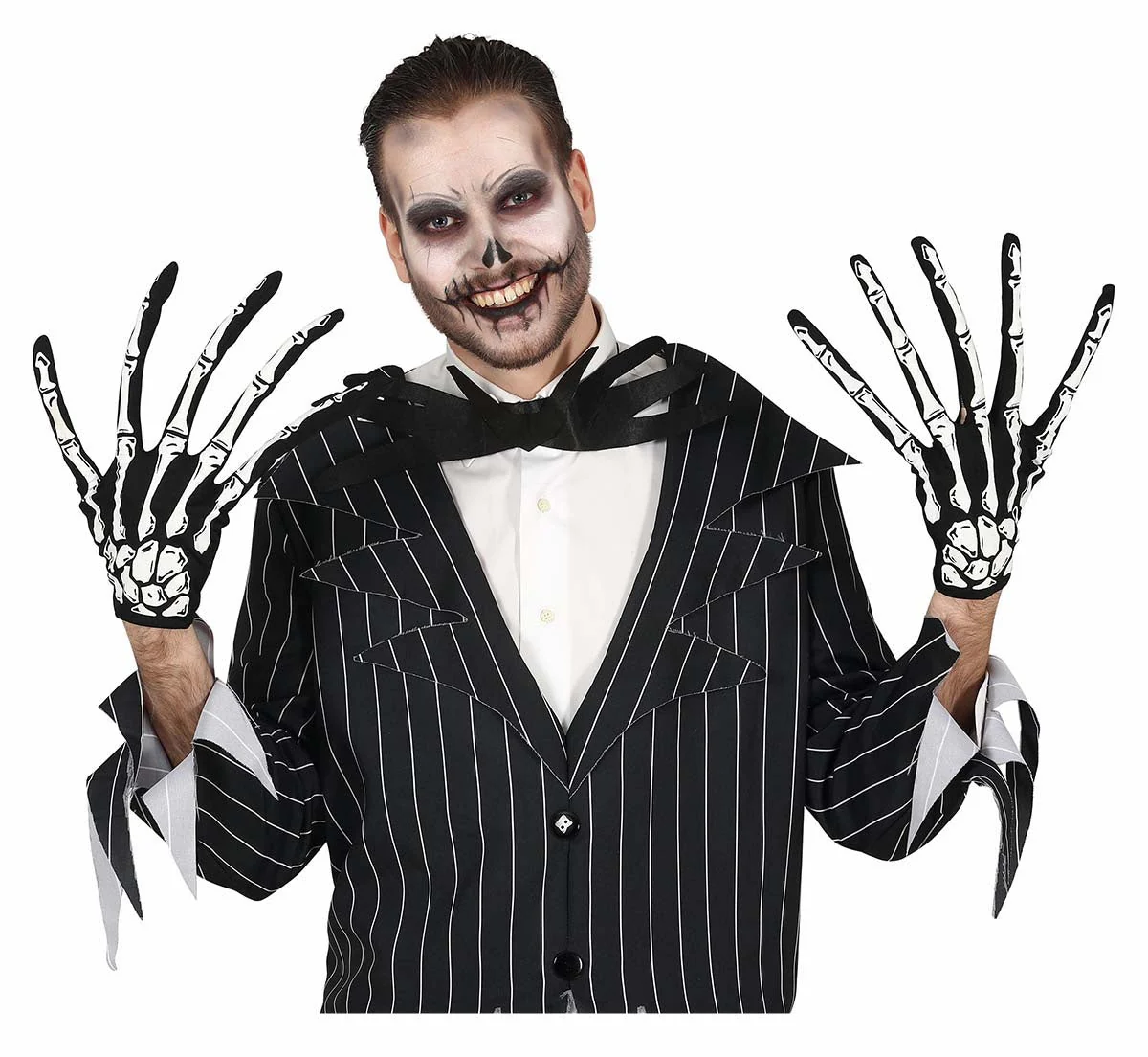Halloween Handschoenen Skelet Vingers
