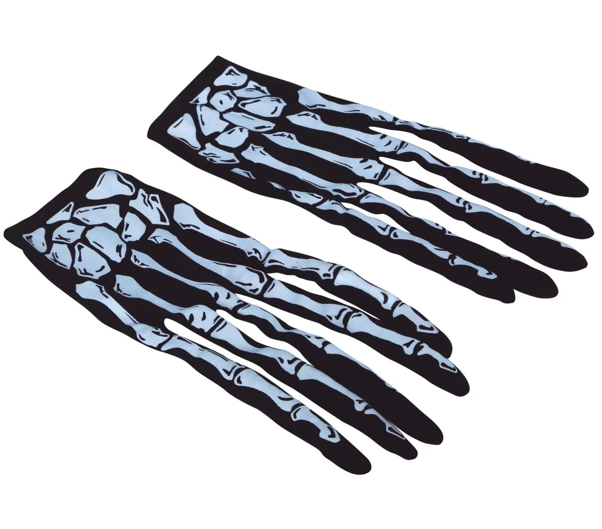 Halloween Handschoenen Skelet Vingers - Image 3
