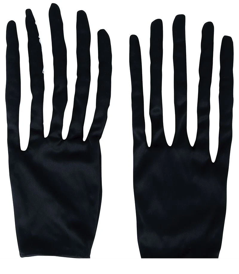 Halloween Handschoenen Skelet Vingers - Image 4