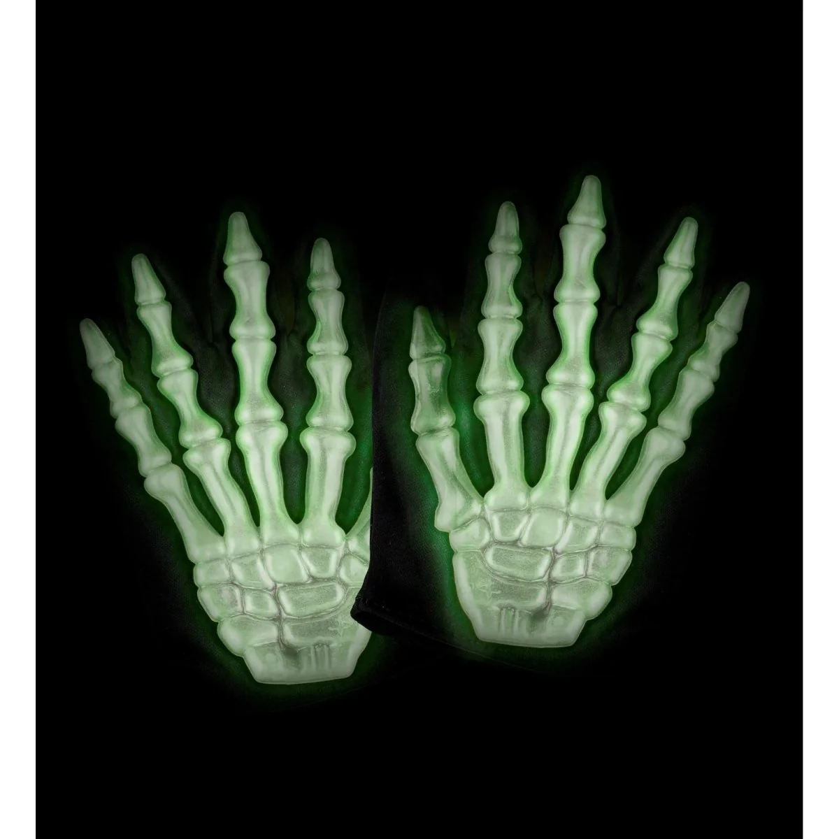 Halloween Handschoenen Zwart Wit Skelet - Image 4