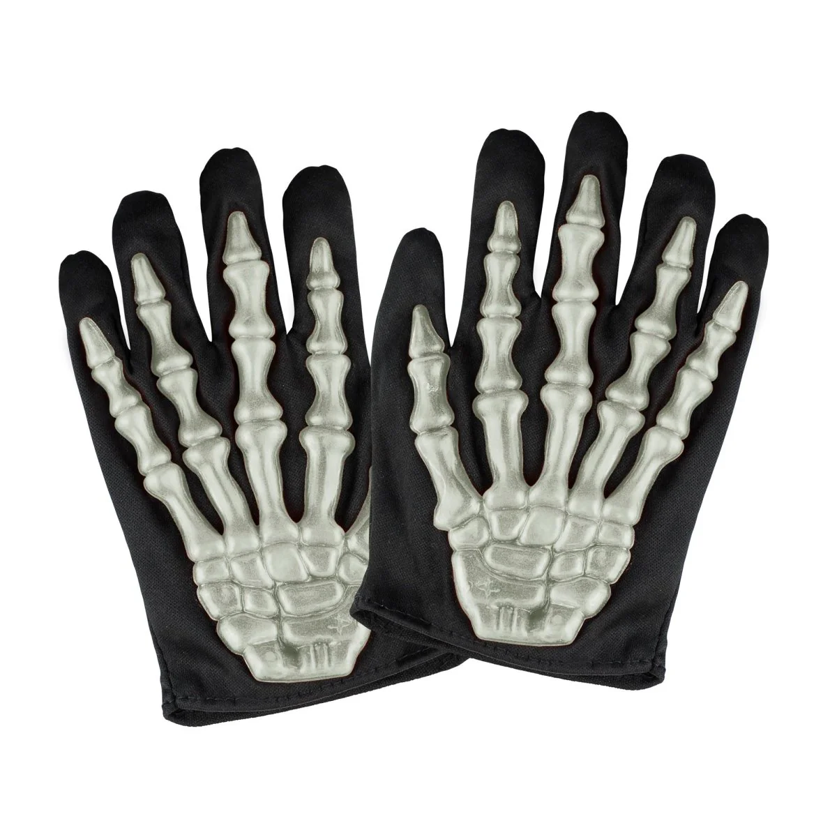 Halloween Handschoenen Zwart Wit Skelet - Image 5