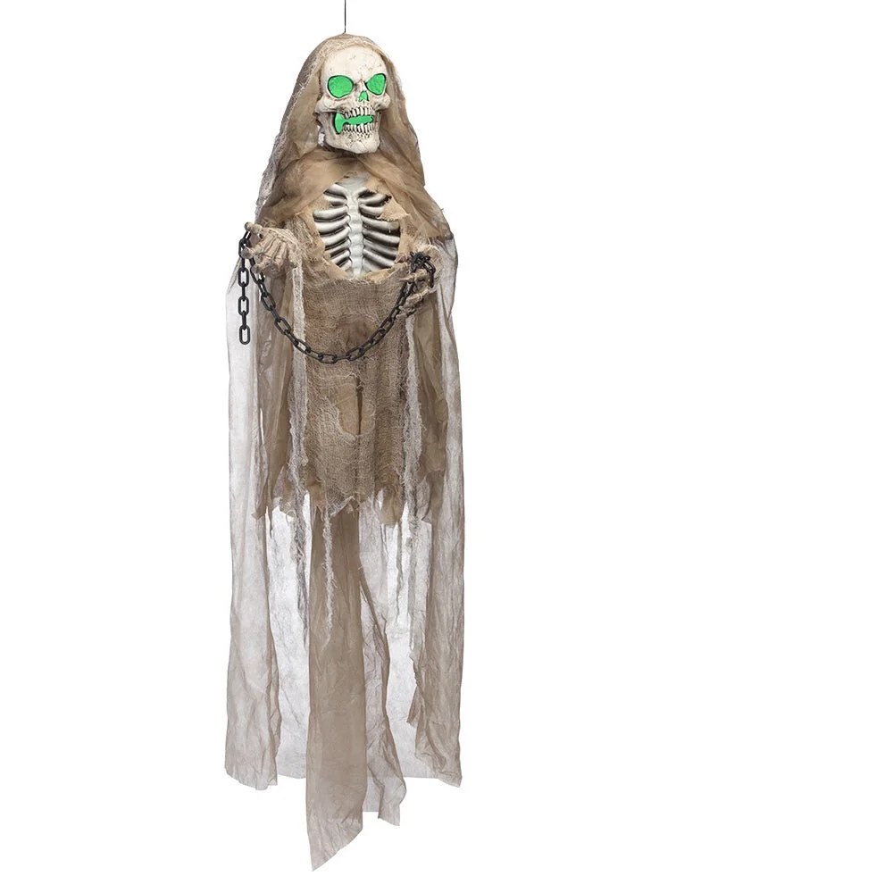 Halloween Hangdecoratie Bruin Skelet 1,83m