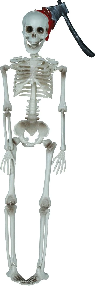 Halloween Hangdecoratie Skelet Met Bijl 40cm - Image 2