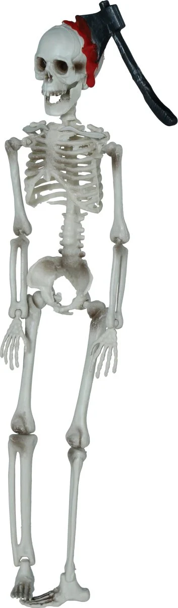 Halloween Hangdecoratie Skelet Met Bijl 40cm - Image 3
