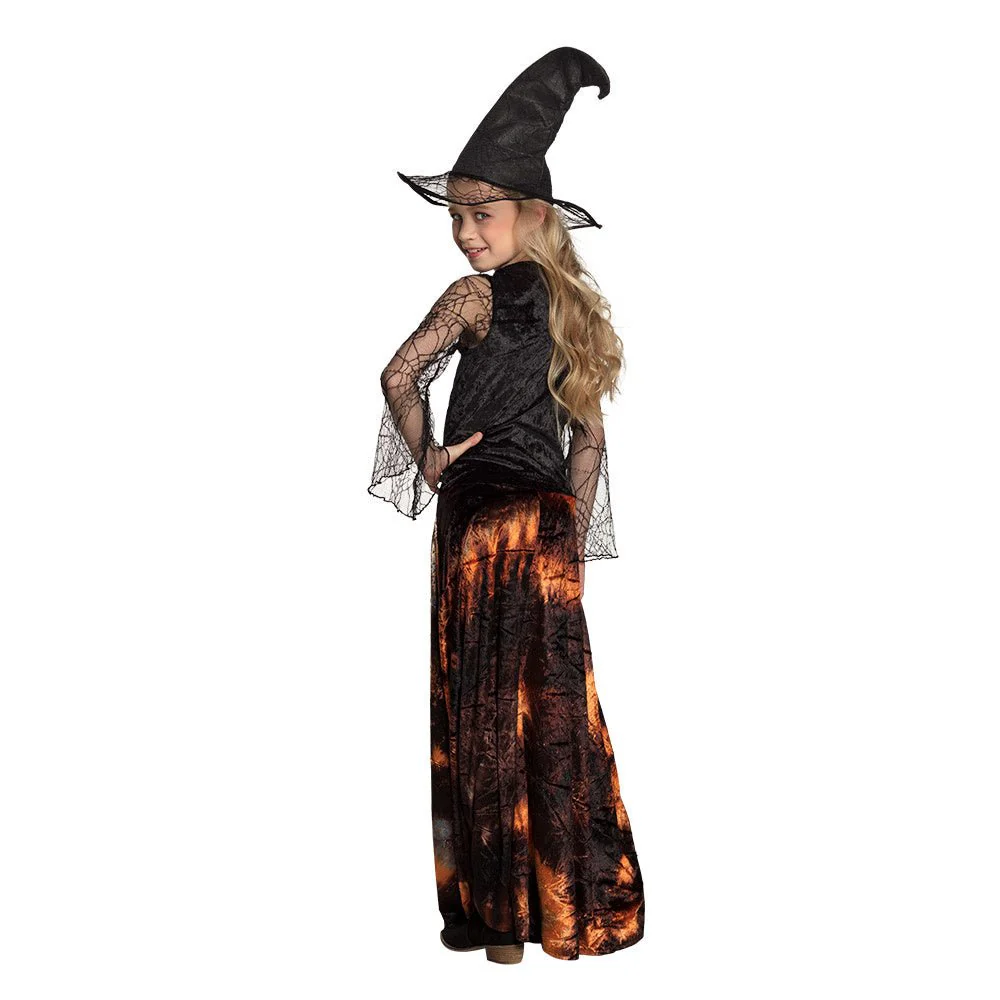 Halloween Heks Kostuum Kind Oranje - Image 2