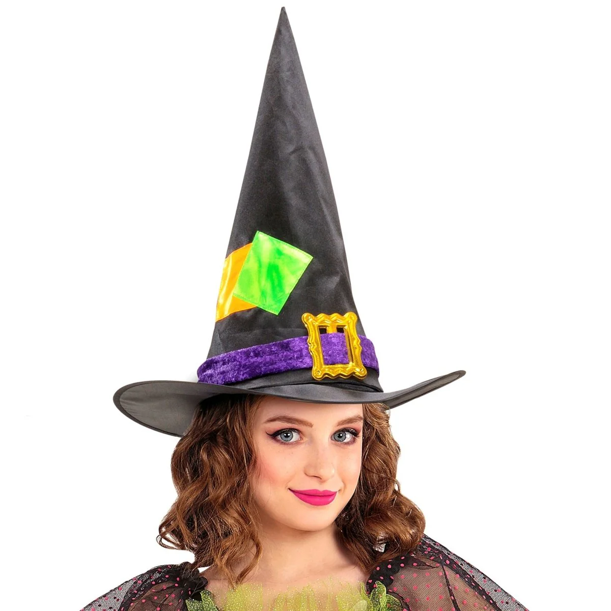 Halloween Heksenhoed Gekleurd - Image 3