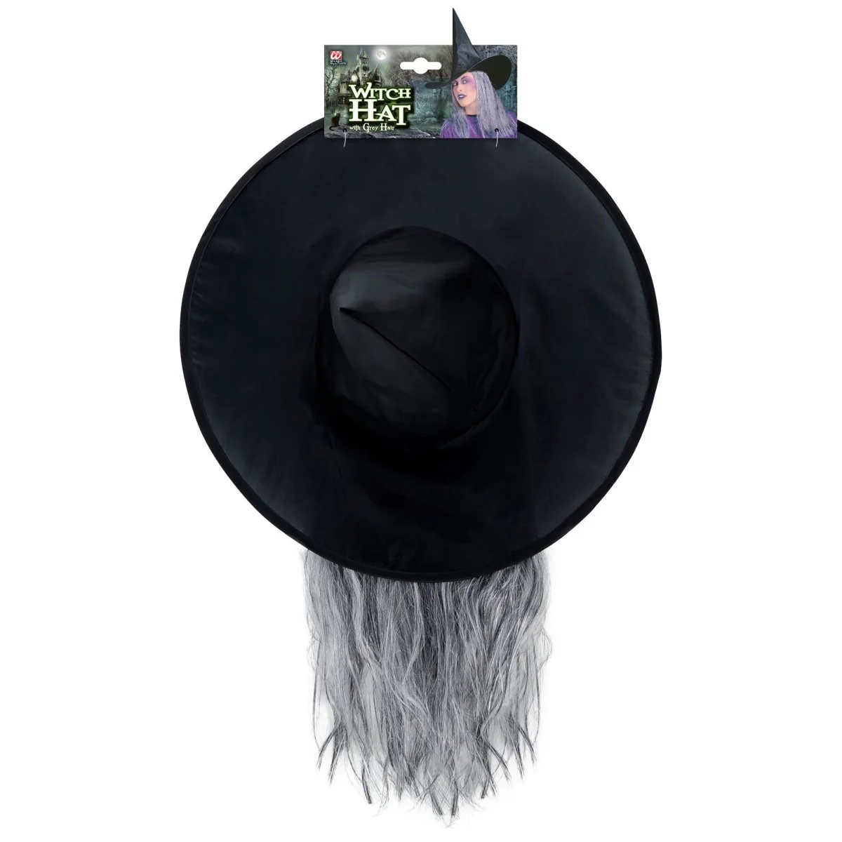 Halloween Heksenhoed Met Haar - Image 2