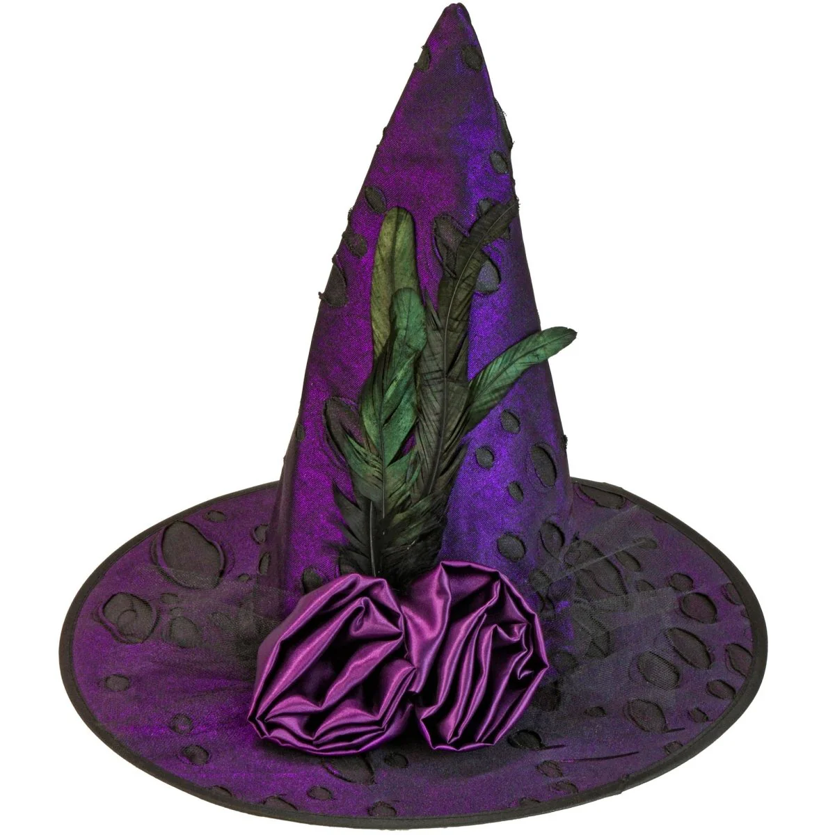 Halloween Hoed Paars Heks