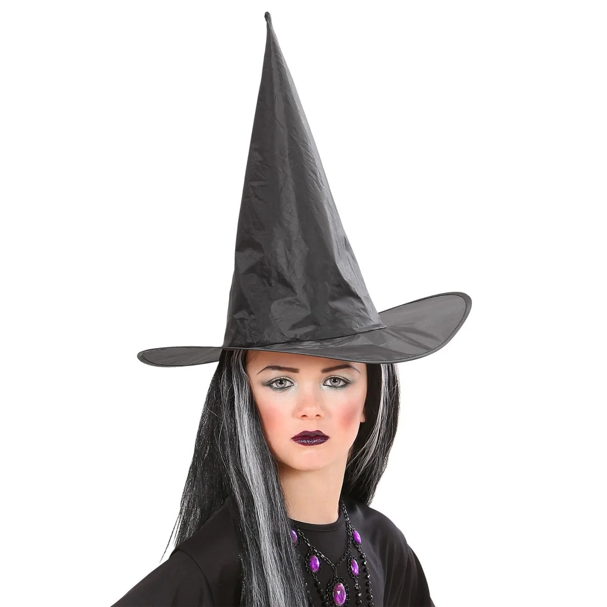 Halloween Hoed Zwart Heks - Image 2