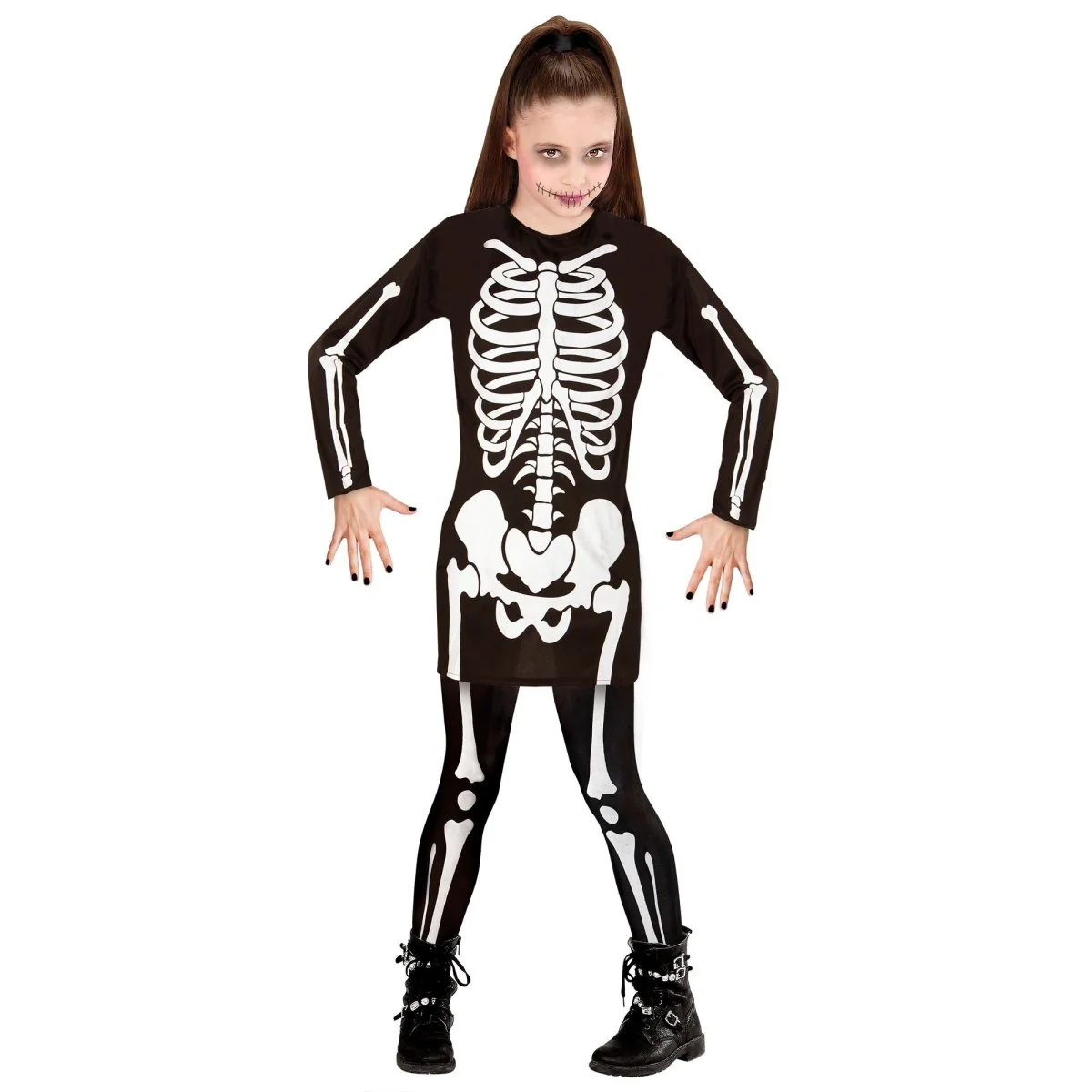 Halloween Jumpsuit Meisje Skelet