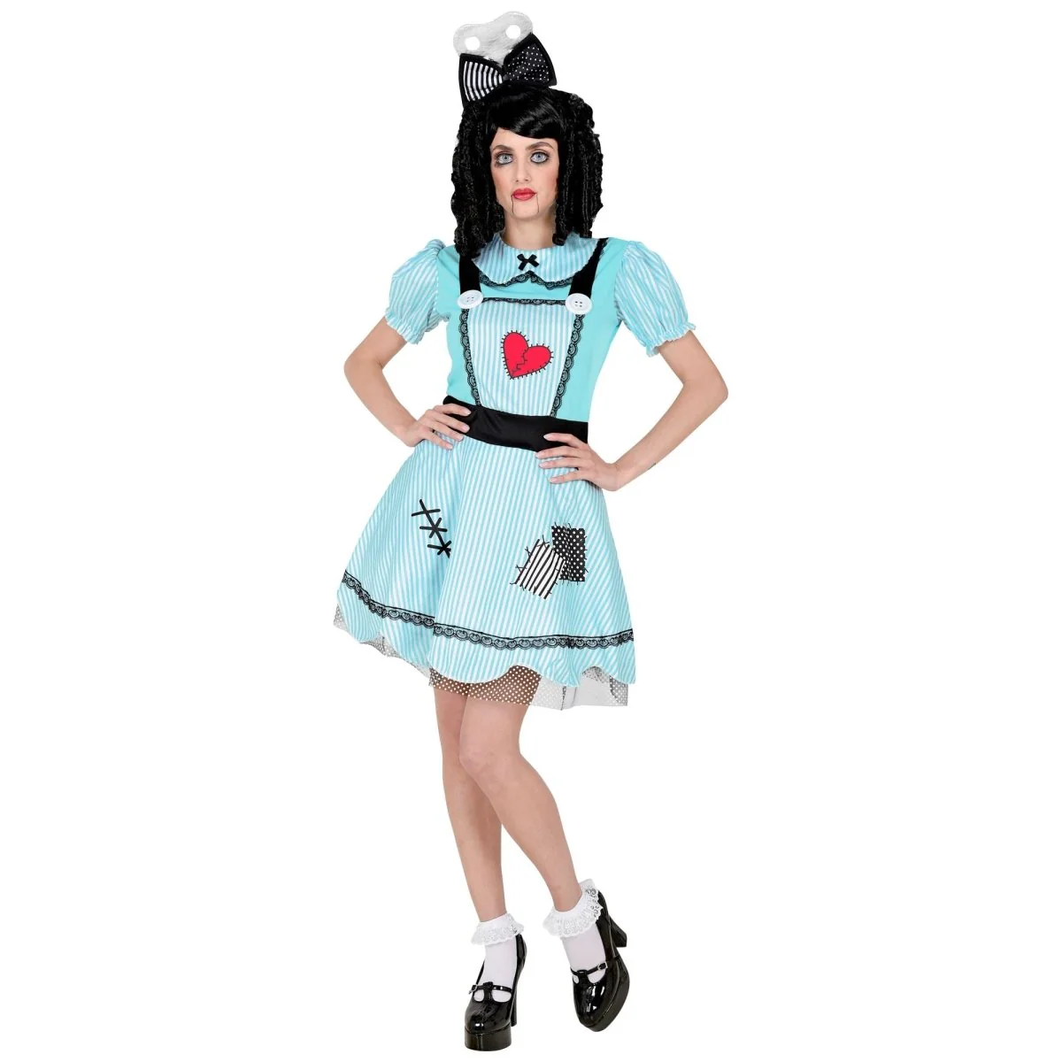 Halloween Jurk Blauw Dames Pop - Image 2