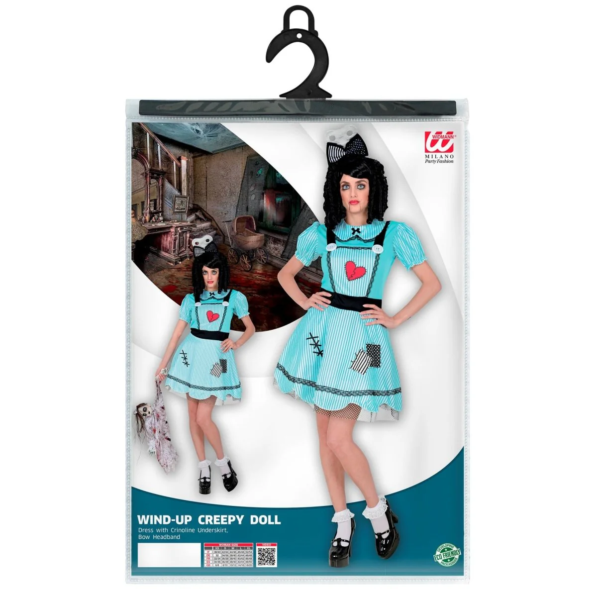 Halloween Jurk Blauw Dames Pop - Image 5