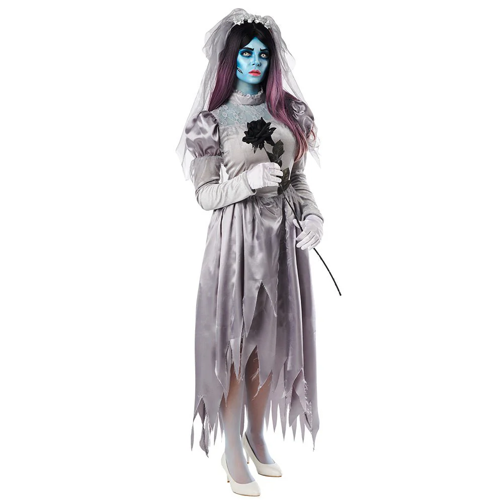 Halloween Jurk Dames Bruid Heks