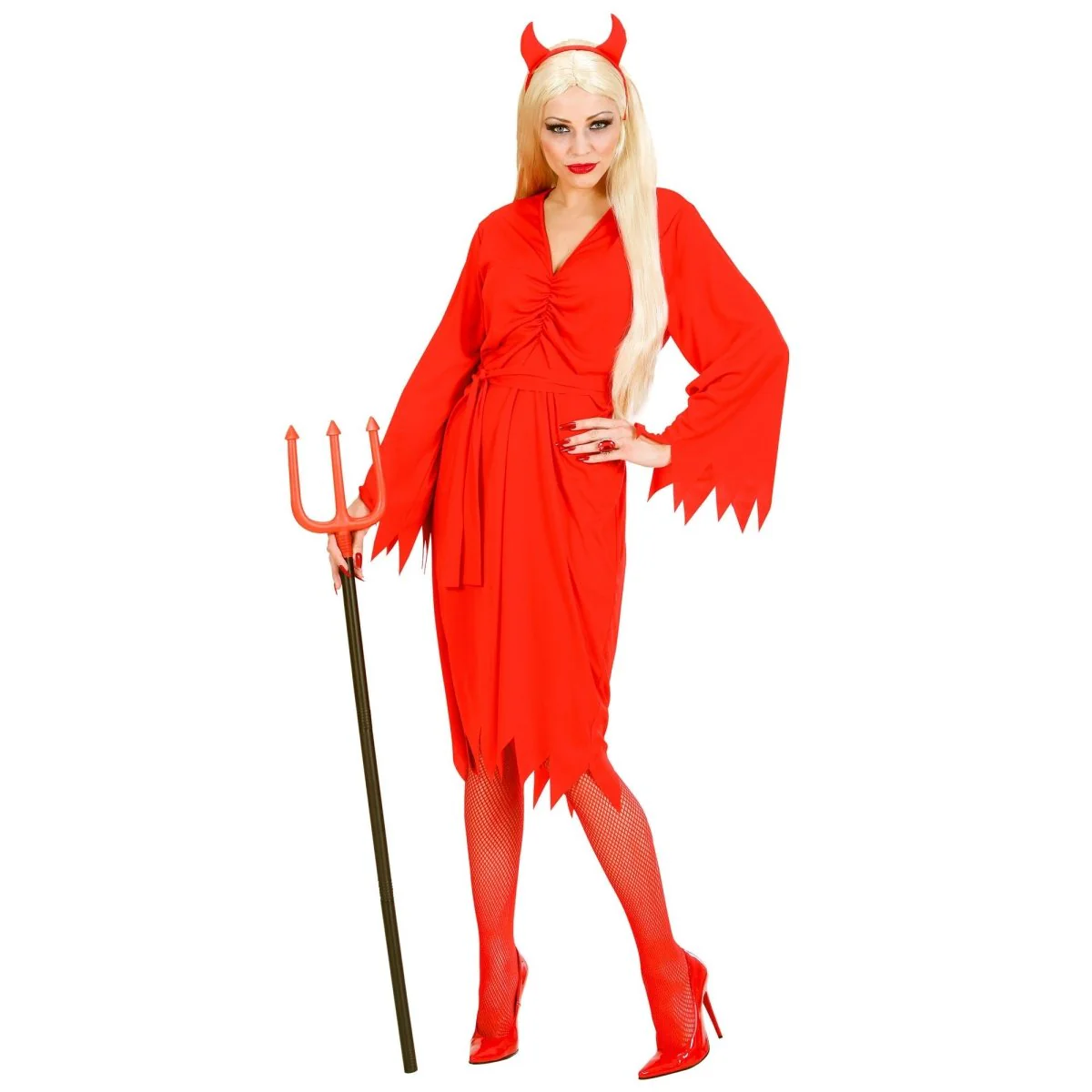 Halloween Jurk Dames Duivelin 3 delig - Image 2