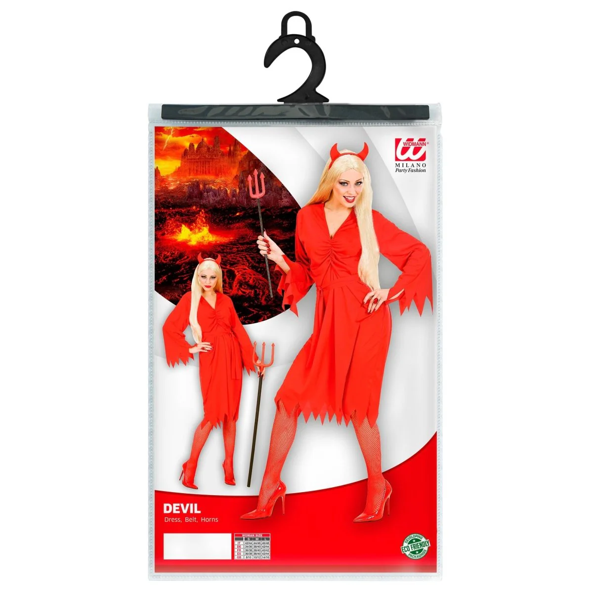 Halloween Jurk Dames Duivelin 3 delig - Image 3