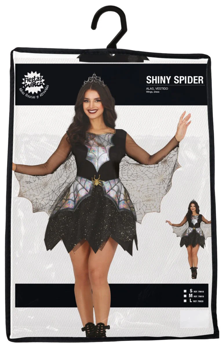 Halloween Jurk Dames Spinnenwebben En Spin - Image 3