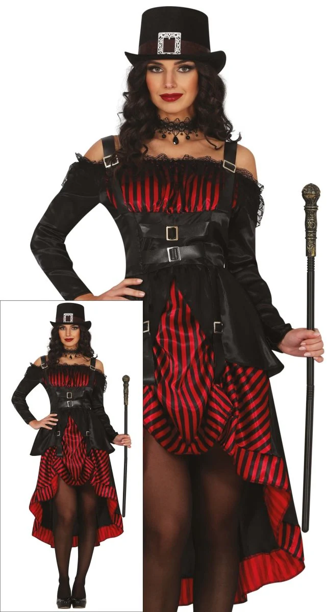 Halloween Jurk Dames Steampunk - Image 3