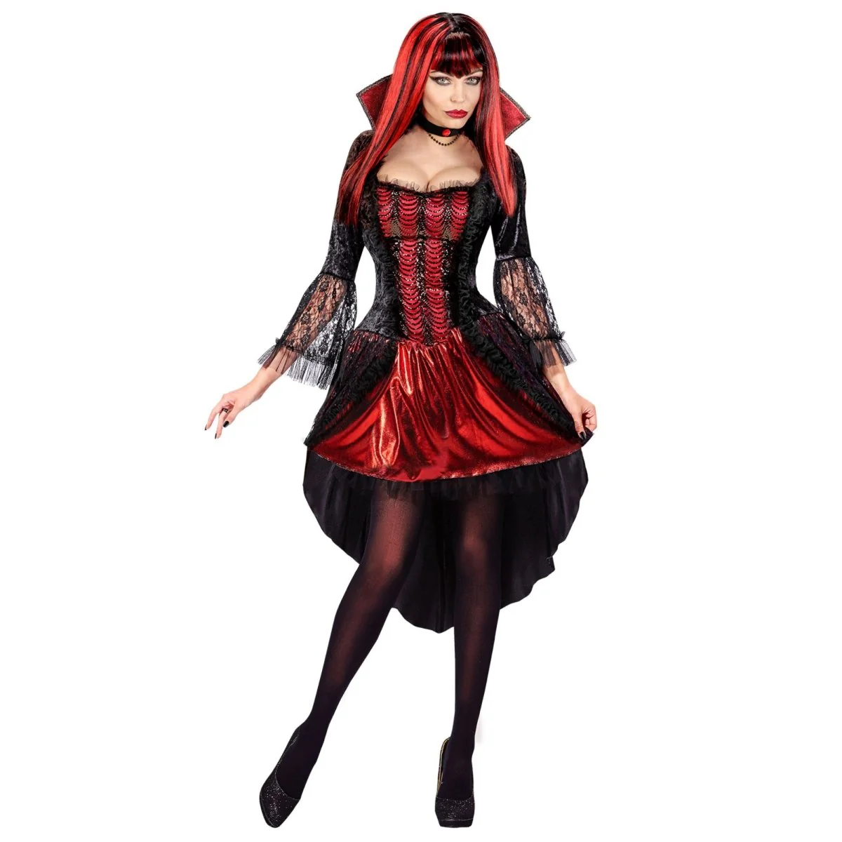 Halloween Jurk Dames Vampier 2 delig