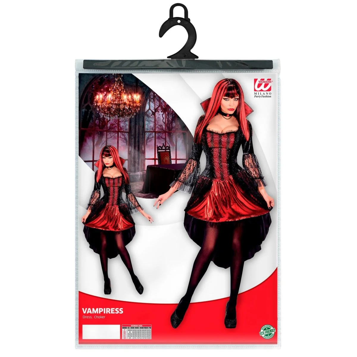 Halloween Jurk Dames Vampier 2 delig - Image 2