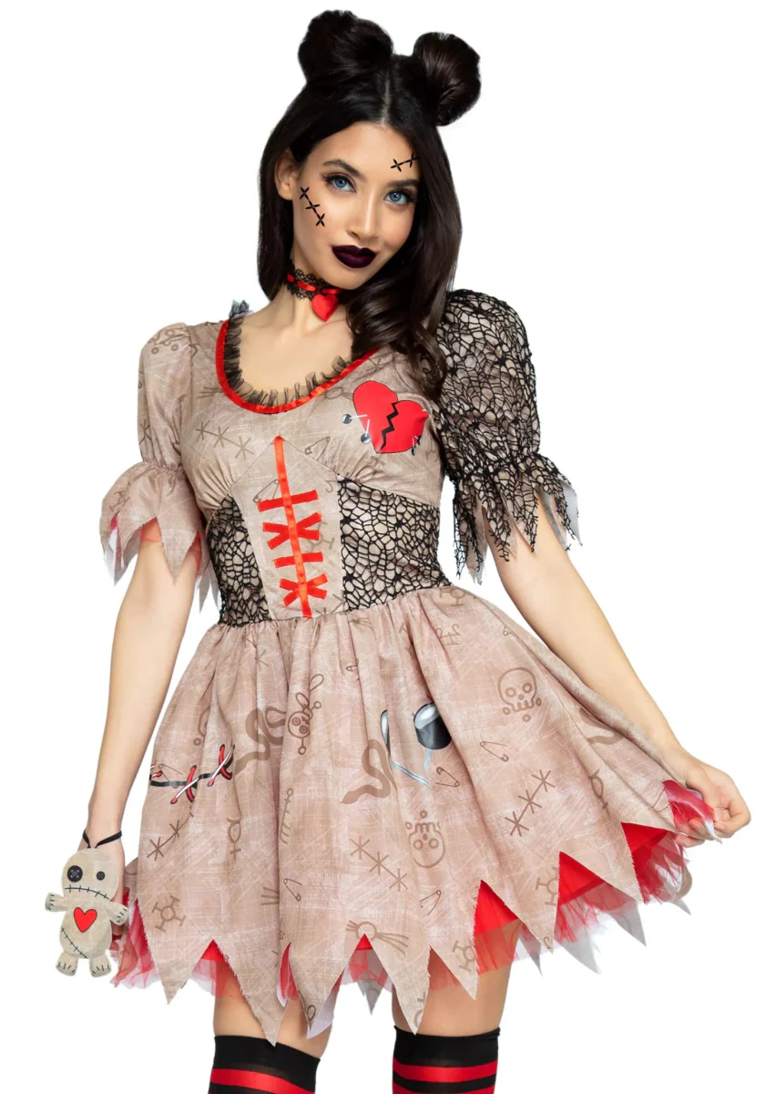 Halloween Jurk Dames Voodoo Pop Leg Avenue - Image 2