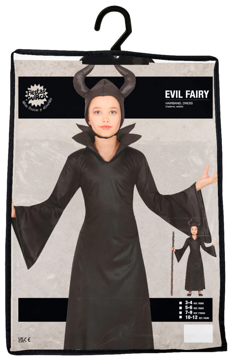Halloween Jurk Meisje Boze Fee - Image 7