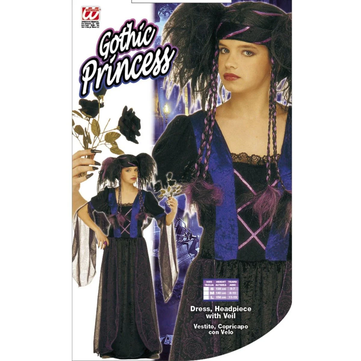 Halloween Jurk Meisje Gothic - Image 2
