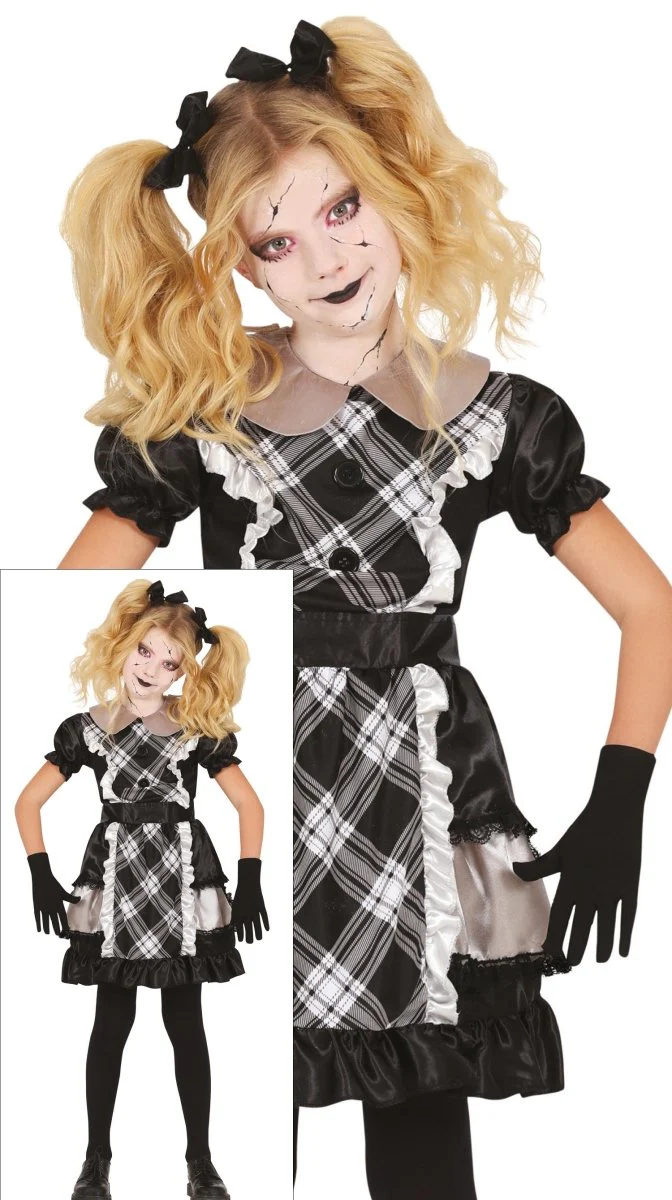 Halloween Jurk Meisje Porseleinen Pop - Image 5