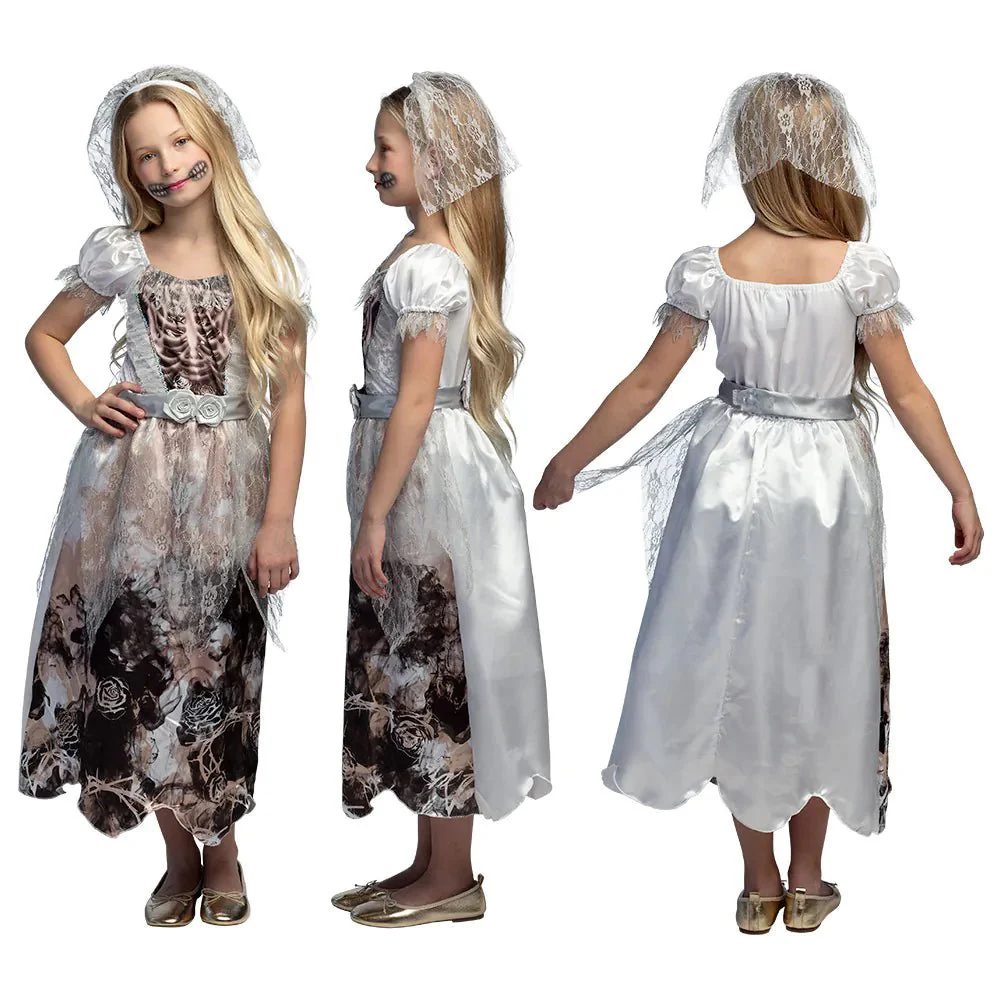 Halloween Jurk Meisje Zombie Bruid - Image 2