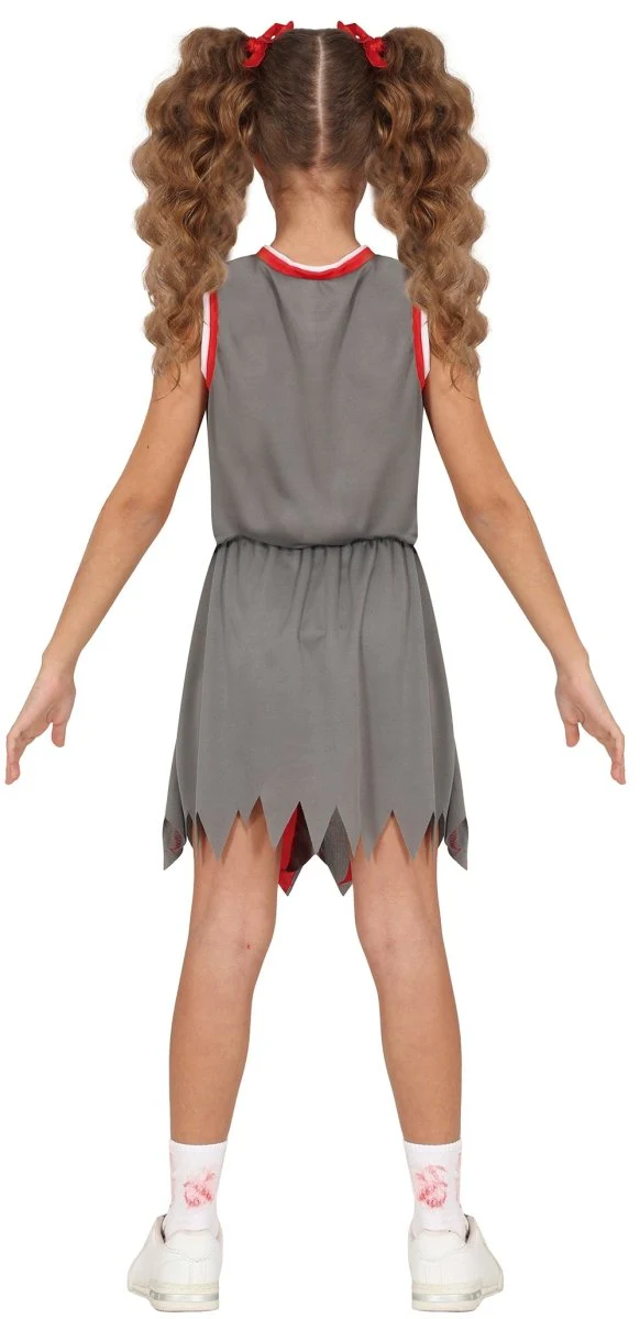 Halloween Jurk Meisje Zombie Cheerleader - Image 2