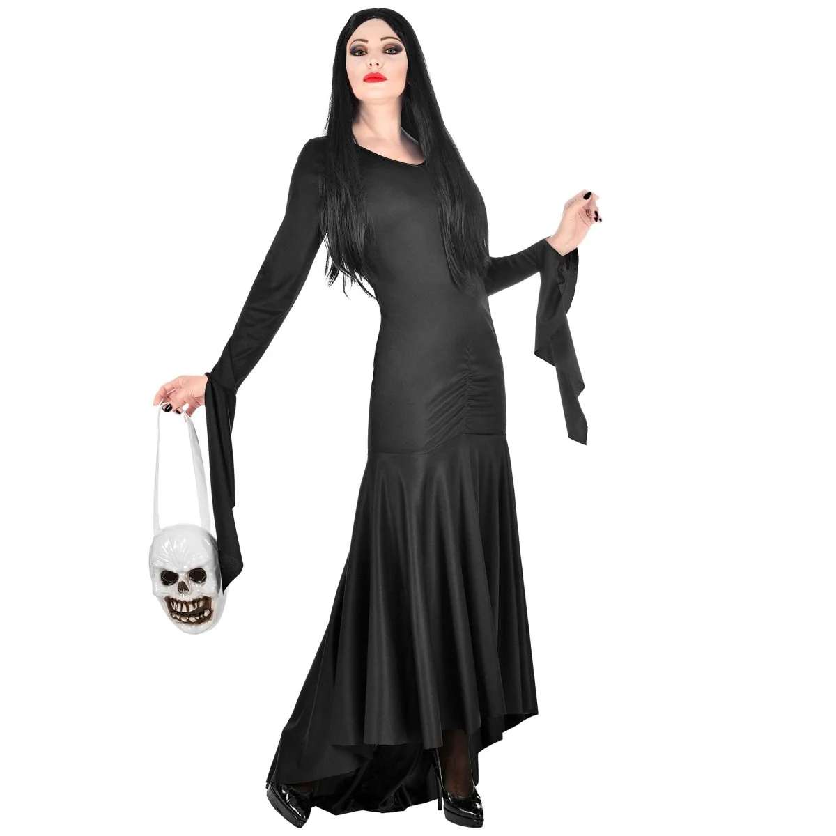 Halloween Jurk Zwart Dames Mortisia