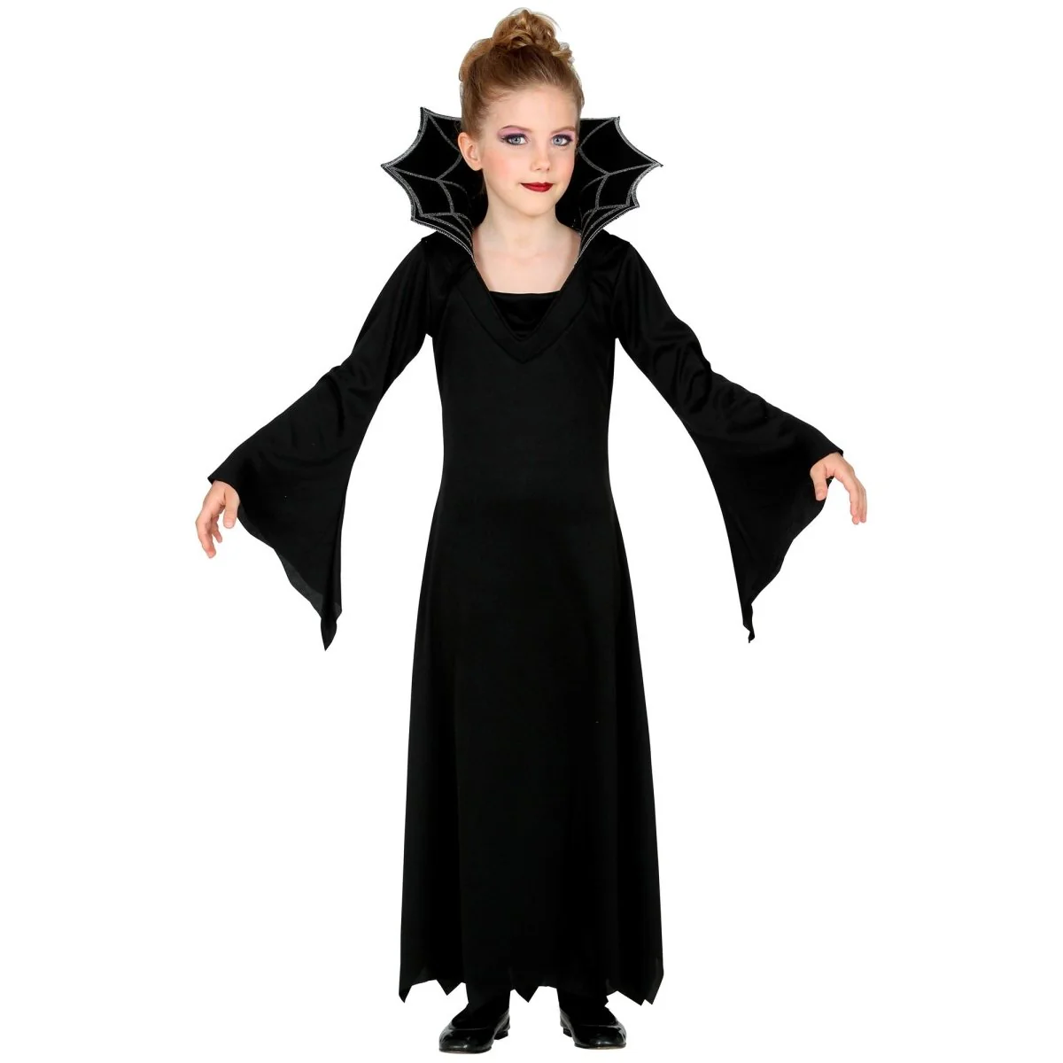 Halloween Jurk Zwart Meisje Vampier 2 delig - Image 2