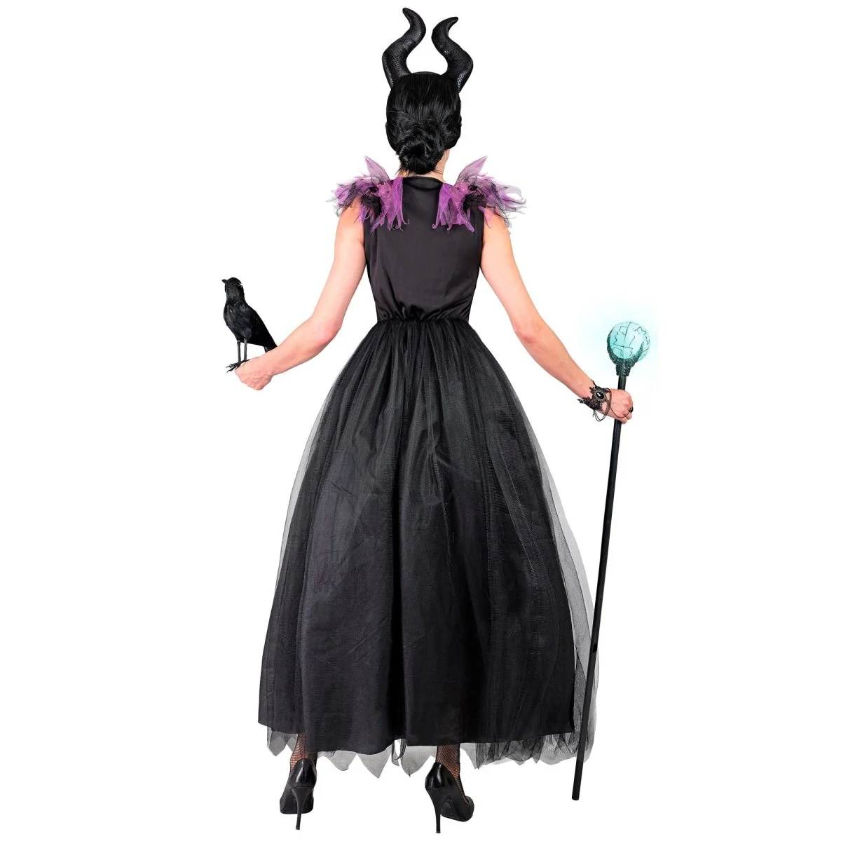 Halloween Jurk Zwart Paars Malefizia - Image 4