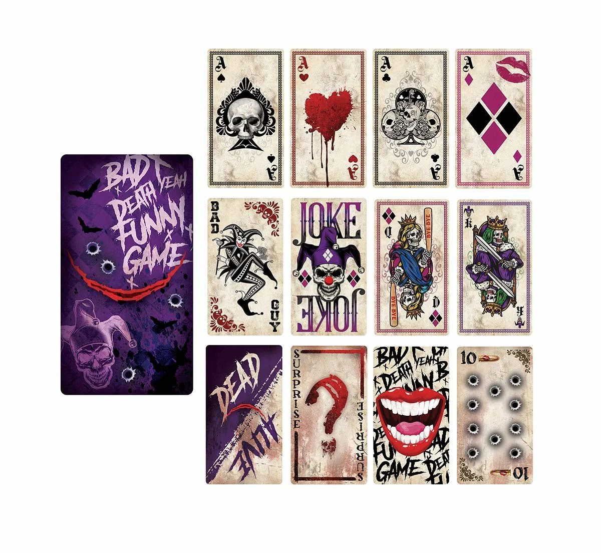 Halloween Kaartspel Joker 20cm - Image 2