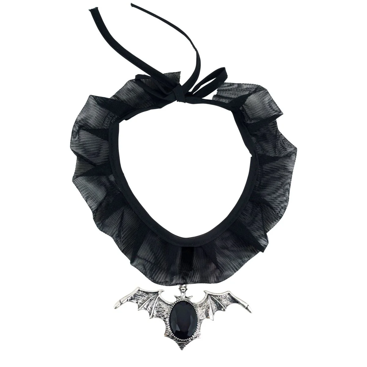 Halloween Ketting Choker Met Vleermuis - Image 2