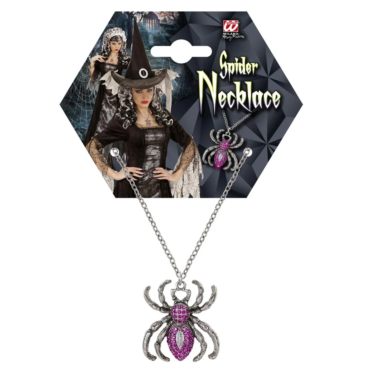 Halloween Ketting Paars Spin - Image 3