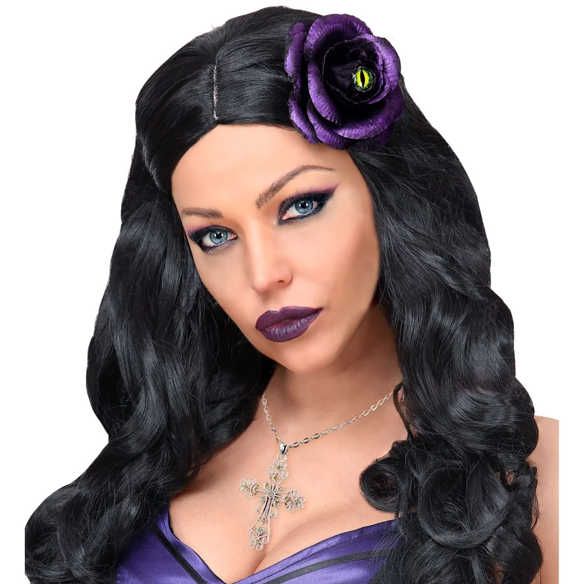 Halloween Ketting Zilver Kruis - Image 4
