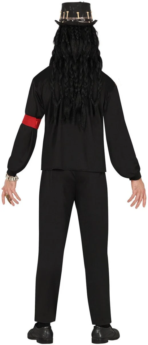 Halloween Kostuum Heren Voodoo Zwart Grijs - Image 2