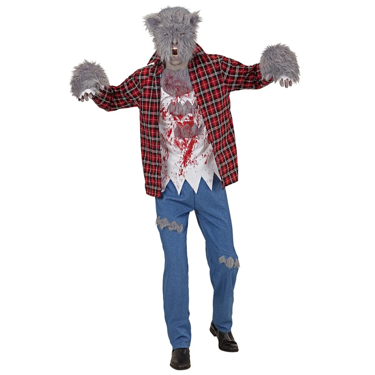 Halloween Kostuum Heren Weerwolf 5 delig - Image 2
