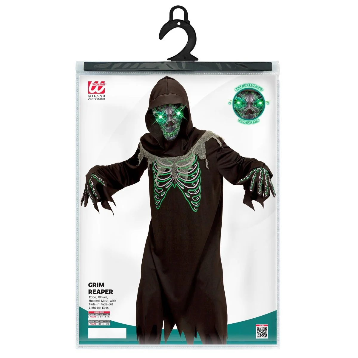 Halloween Kostuum Kind Magere Hein 4 delig - Image 2
