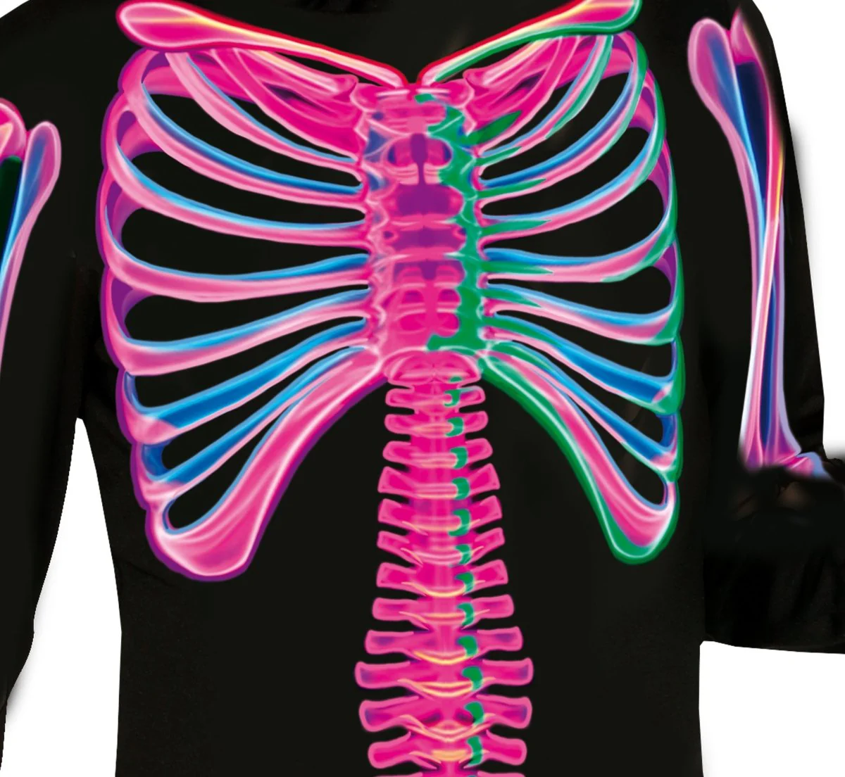 Halloween Kostuum Kind Neon Skelet - Image 3